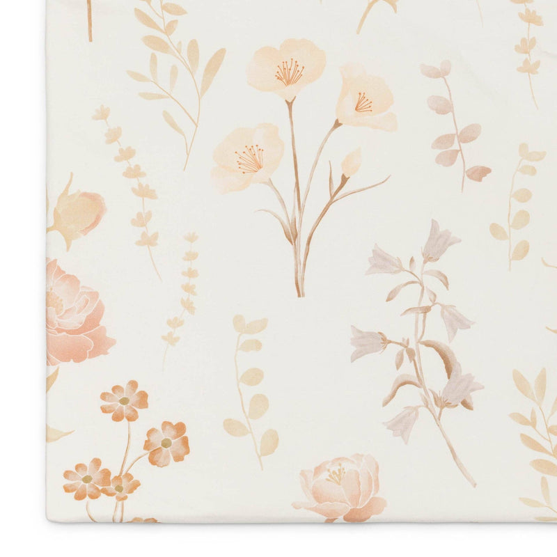 Crane Baby | 100% Cotton Sateen Fitted Crib Sheet | Violet Floral