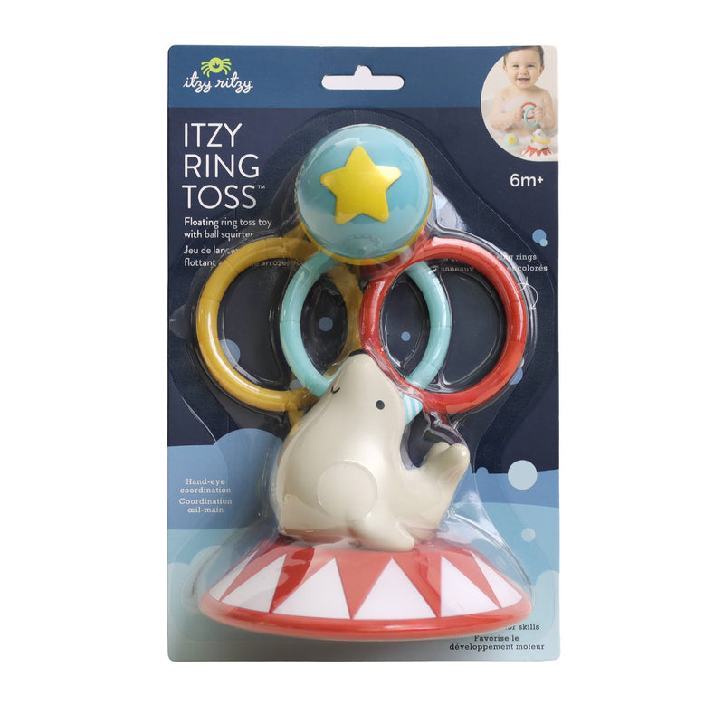 Itzy Ritzy | Itzy Ring Toss™ Bath Toy Set | Circus