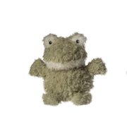 Single plush frog rattle from the Mary Meyer Again Friends line with soft textured fabric