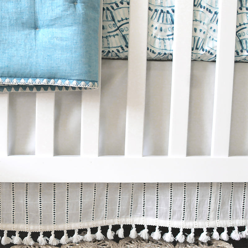 Crane Baby | Bed Skirt | Off-White Boho