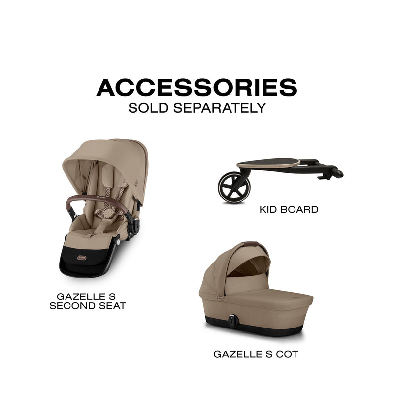 cybex gazelle s stroller compatible car seats Cybex Gazelle S Stroller Taupe Frame with Stormy Blue Seat