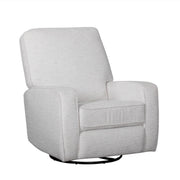 Gray recliner chair on a white background