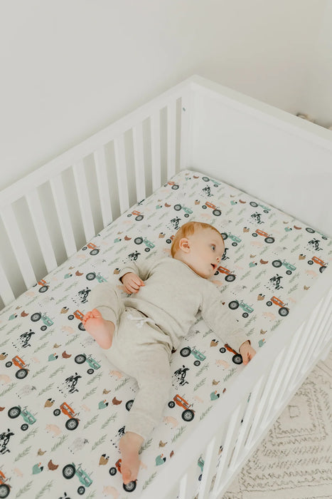 Copper Pearl Premium Crib Sheet | Jo