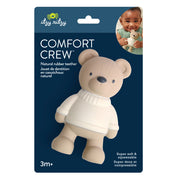 Itzy Ritzy Comfort Crew teething bear displayed in retail packaging