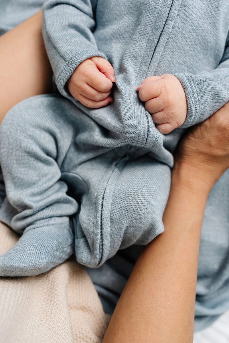 Lou Lou and Company | Plush Knit Zipper Footie | Miller