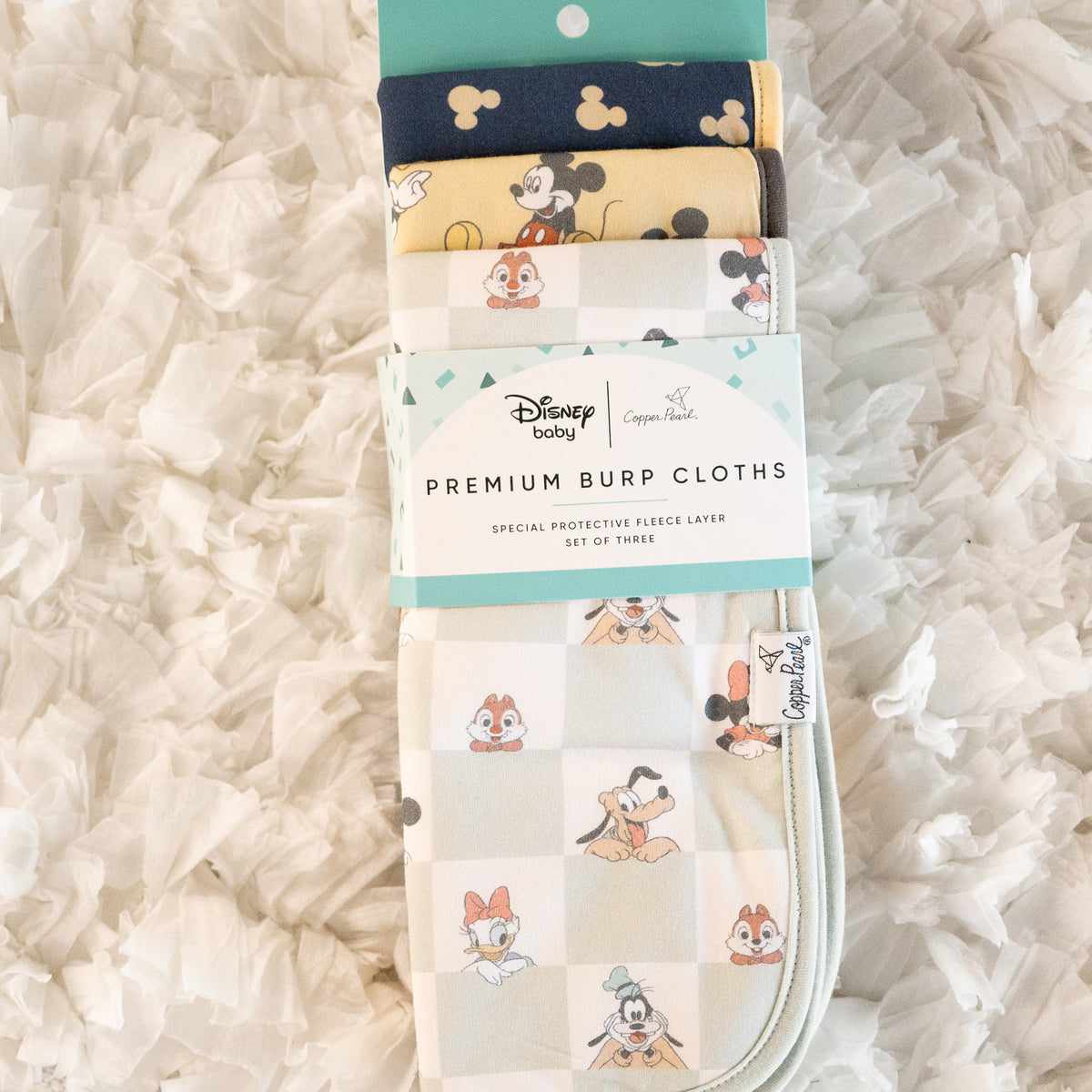 Burp Cloths Copper Pearl Welcome Baby Set Premium Burp Cloths Rex