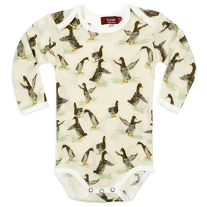 Milkbarn Long Sleeve One Piece | Duck