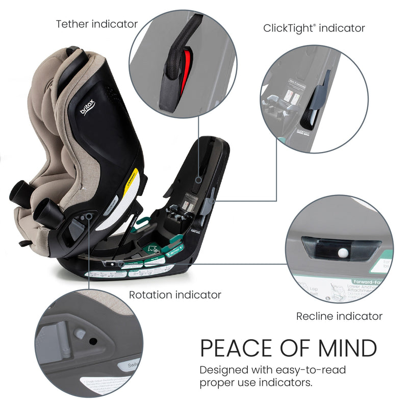 britax reclining booster seat Britax Galaxy 360 Slim Rotating Car Seat — The Kangaroo Pouch