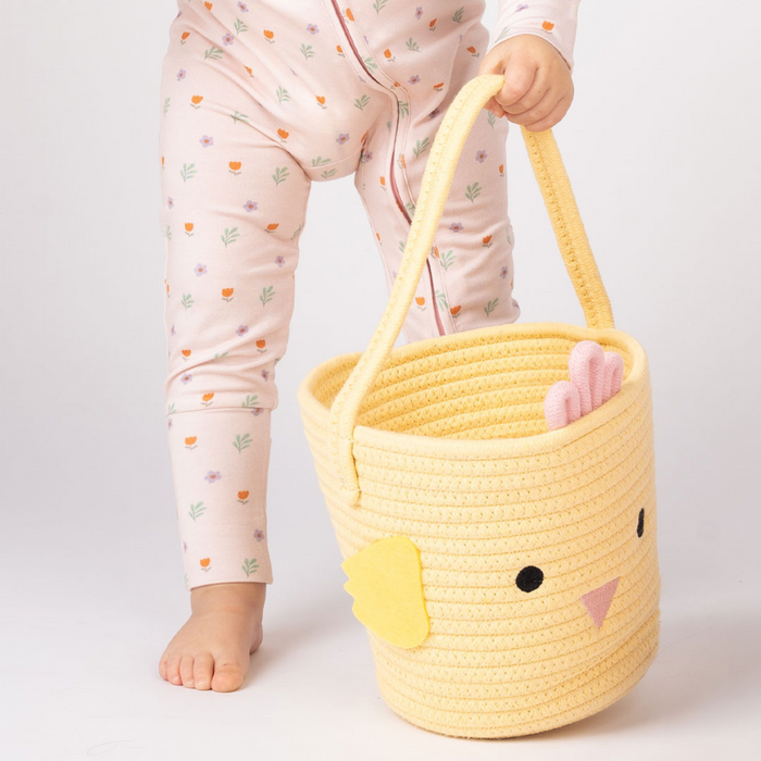 Emerson and Friends Rope Easter Basket | Chick