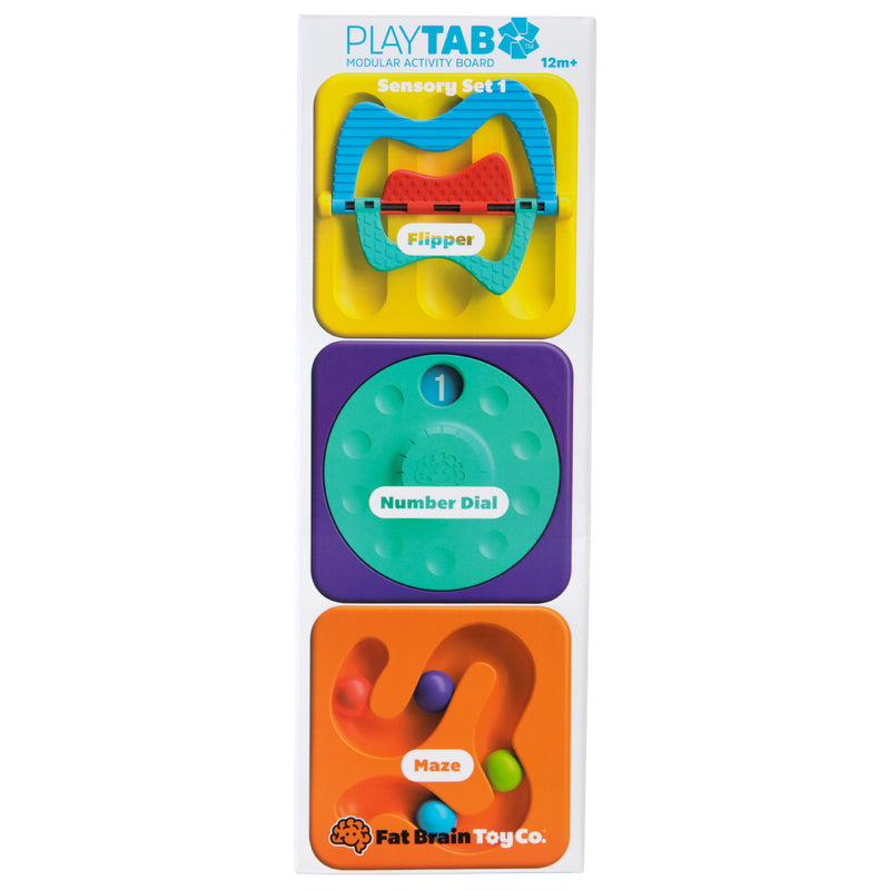 Fat Brain | PlayTab Modular Activity Board | Sensory Set 1