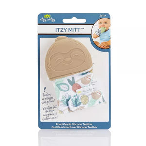 Itzy Ritzy Silicone Teething Mitt | Sloth