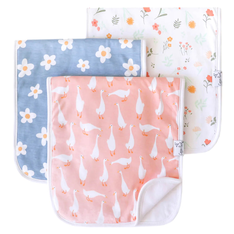 Copper Pearl | Burp Cloths (3-pack) | Goosie