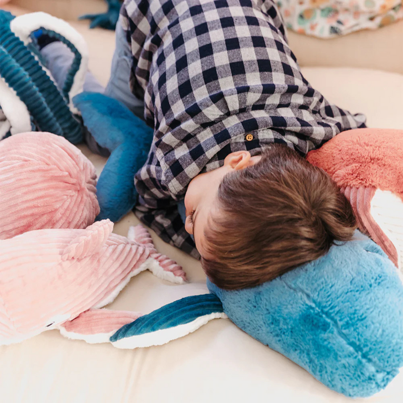 Triaction Toys | Gravillou the Whale Mama & Baby | Blue