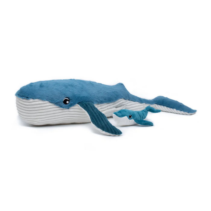 Triaction Toys | Gravillou the Whale Mama & Baby | Blue