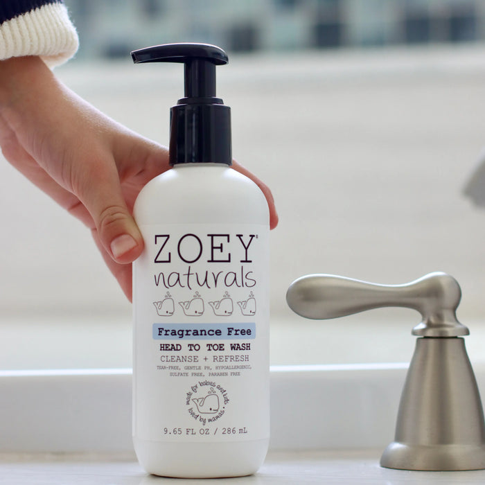 Zoey Naturals | Head To Toe Wash | Fragrance Free