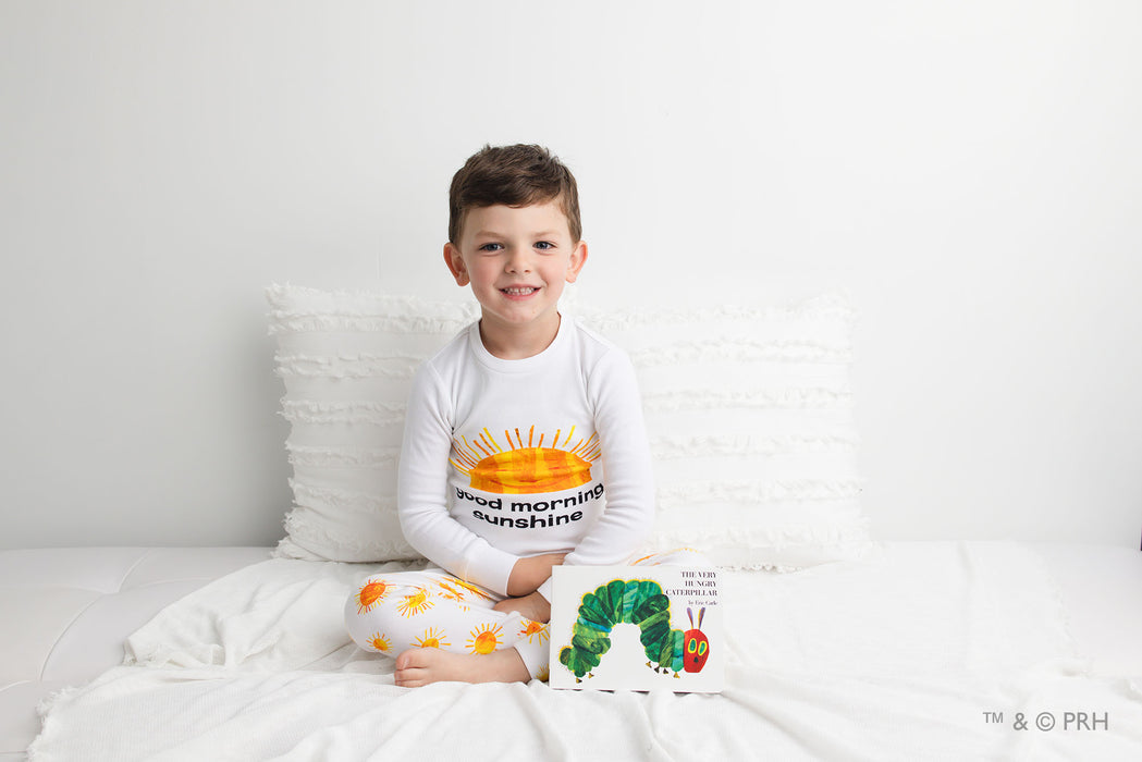 L'oved Baby Very Hungry Caterpillar Organic PJ Set | Sunny Day
