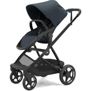 Thule Charm stroller in Darkest Blue, front angle view