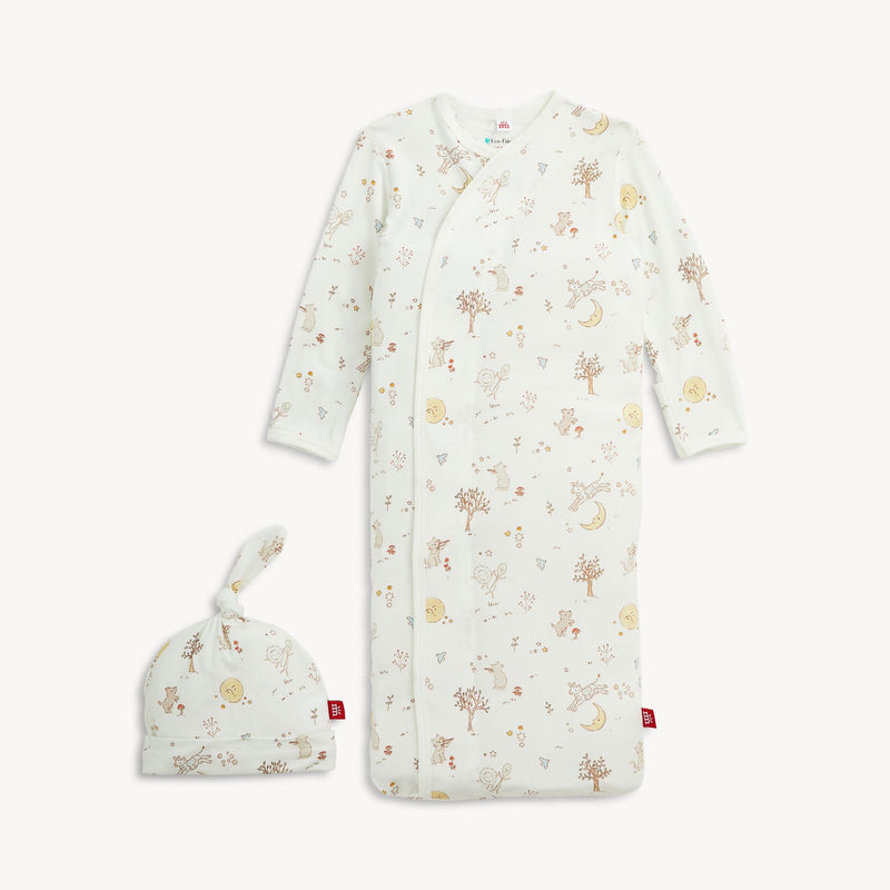 Magnetic Me | Modal Gown + Hat Set | Bedtime Rhymes
