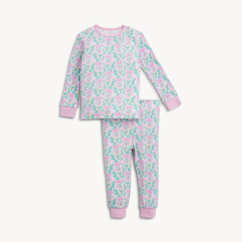 Magnetic Me | Waffle L/S Long Pant | Mistle Bow