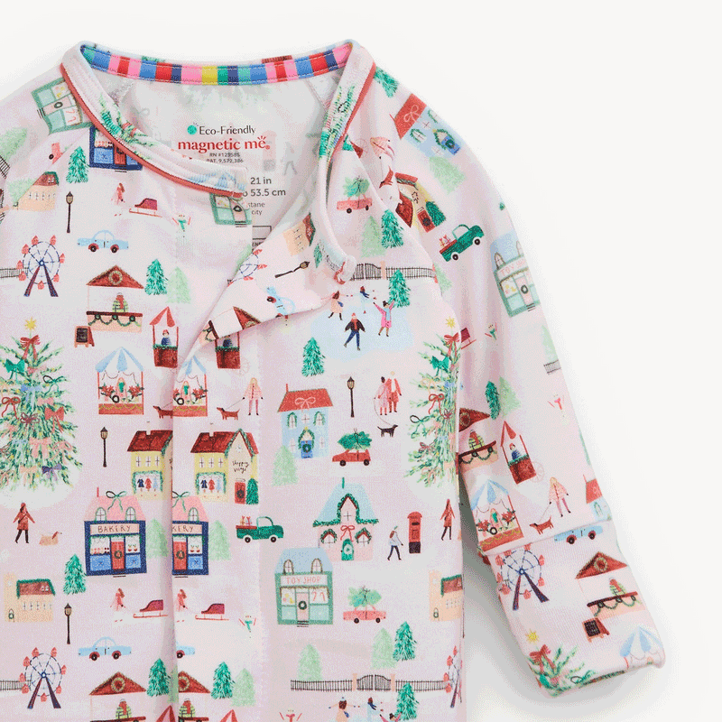 Magnetic Me | Modal Convertible Coverall | Winter Village