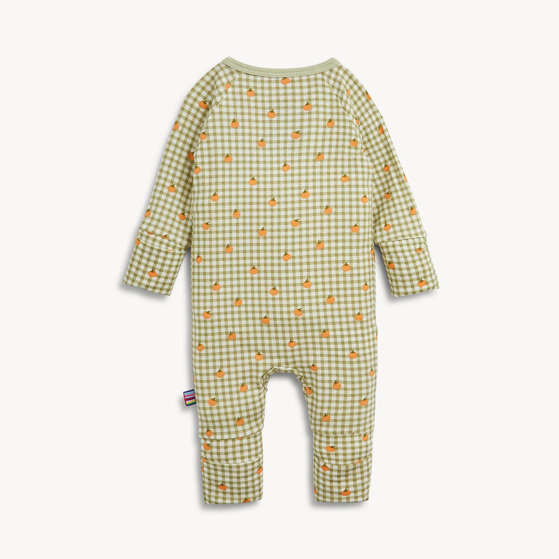 Magnetic Me | Modal Convertible Coverall | Pumpkin Plaid