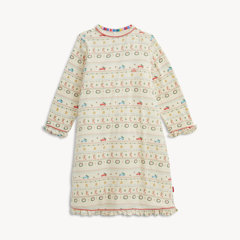 Magnetic Me | RightFit Long Sleeve Nightgown | Traditional Christmas