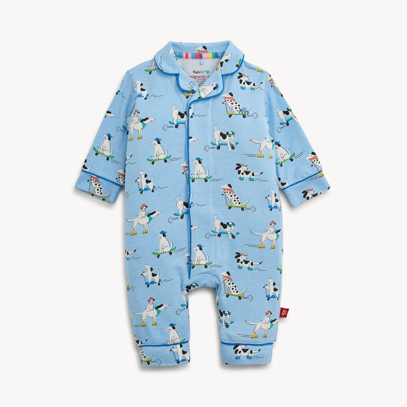 Magnetic Me | Collar Romper with Piping | Ruff Riders