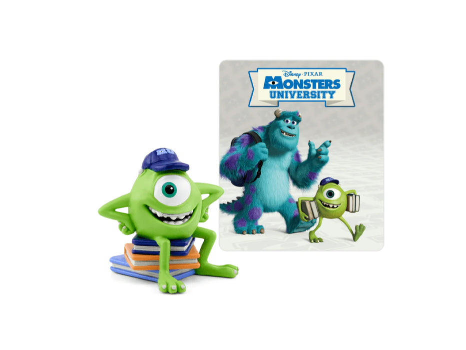 Mike Wazowski Tonie figure with Monsters University character card featuring Sulley
