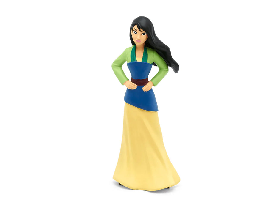 Disney Mulan Tonie figure in classic dress, white background