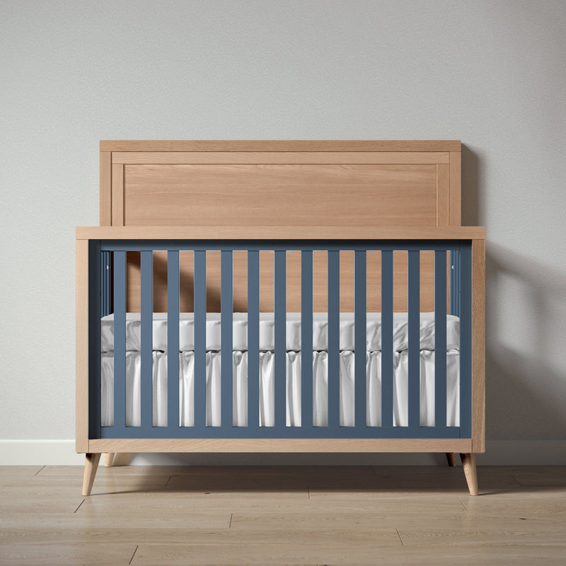Romina New York l Convertible Baby Crib l Solid Wood Nursery Crib