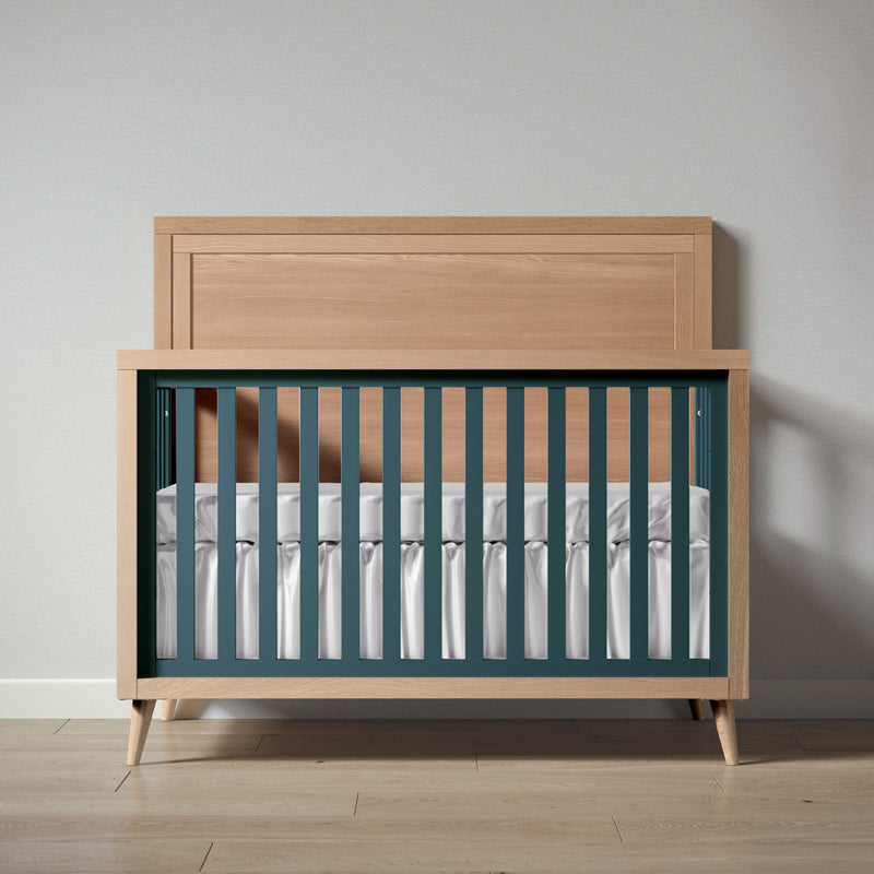 Romina New York l Convertible Baby Crib l Solid Wood Nursery Crib