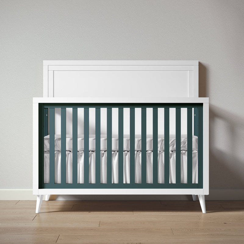 Romina New York l Convertible Baby Crib l Solid Wood Nursery Crib