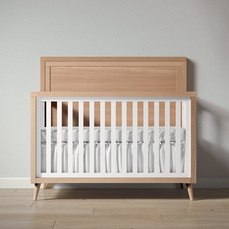 Romina New York l Convertible Baby Crib l Solid Wood Nursery Crib
