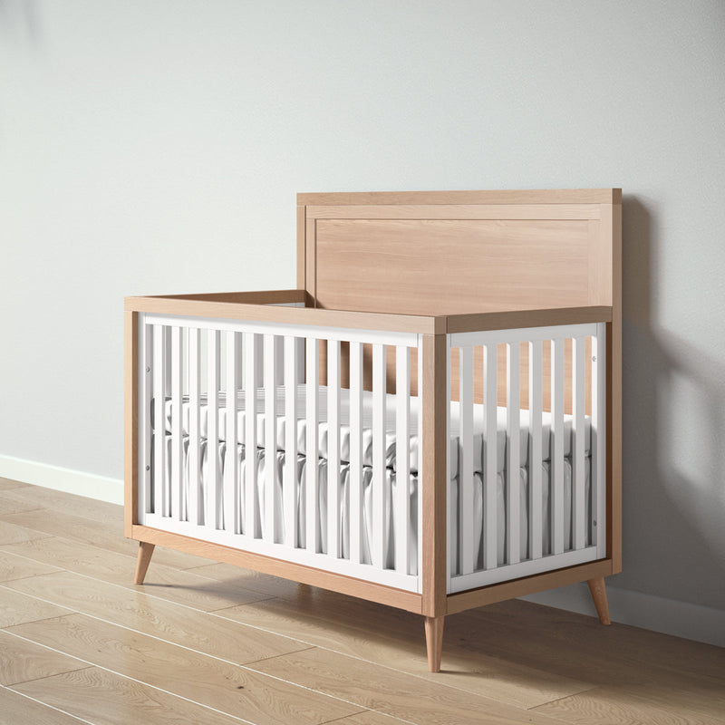 Romina New York l Convertible Baby Crib l Solid Wood Nursery Crib