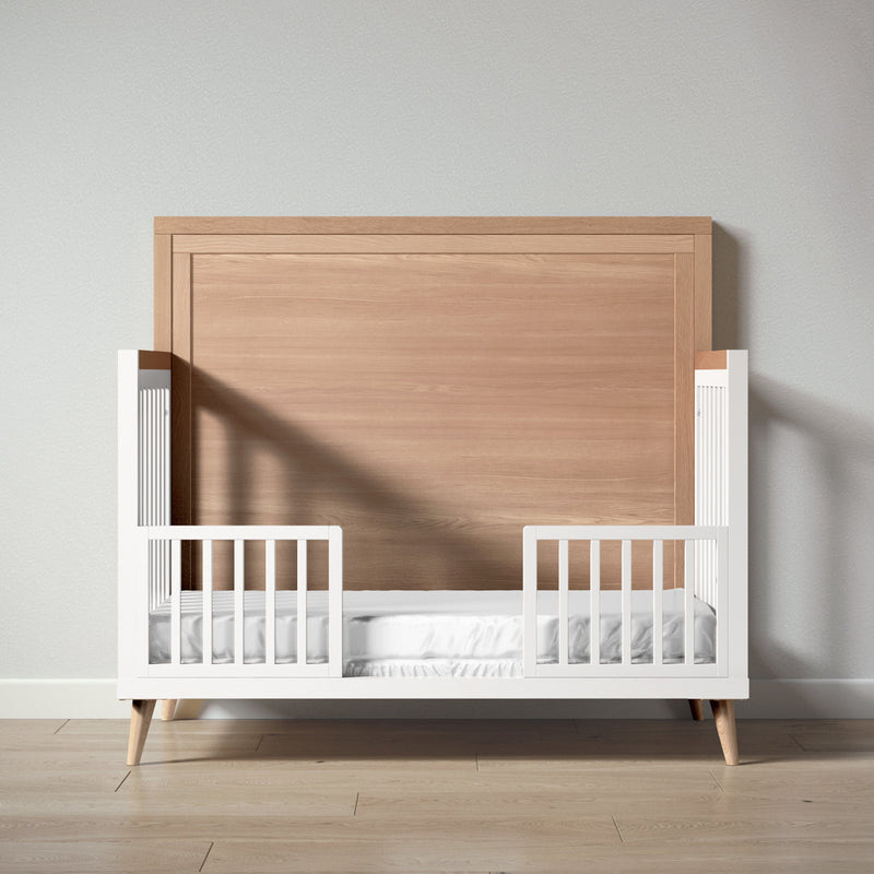 Romina New York l Convertible Baby Crib l Solid Wood Nursery Crib