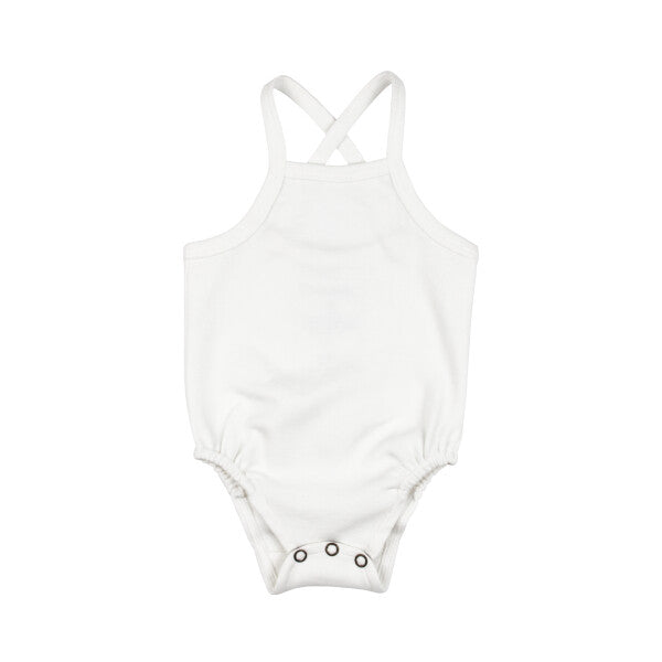 Loved Baby Organic Criss Cross Bodysuit | White
