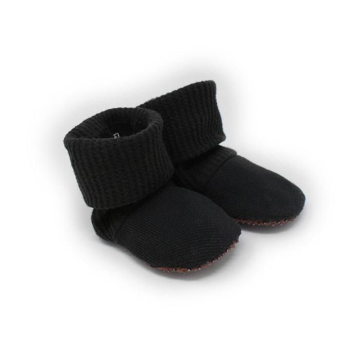 L'oved Baby Organic Pique Booties | 0-6M