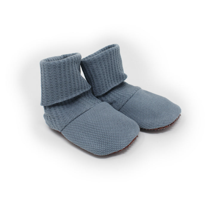 L'oved Baby Organic Pique Booties | 0-6M