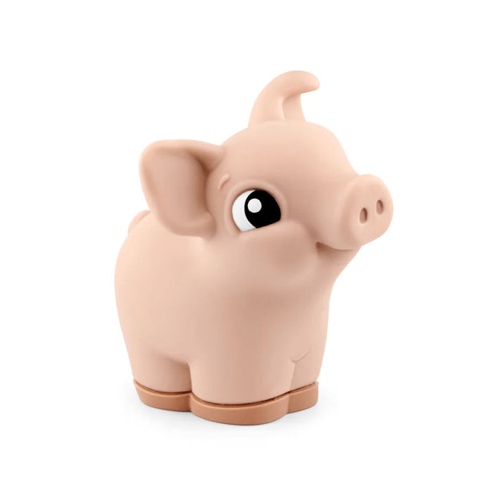 Pink ig tonies character on a white background