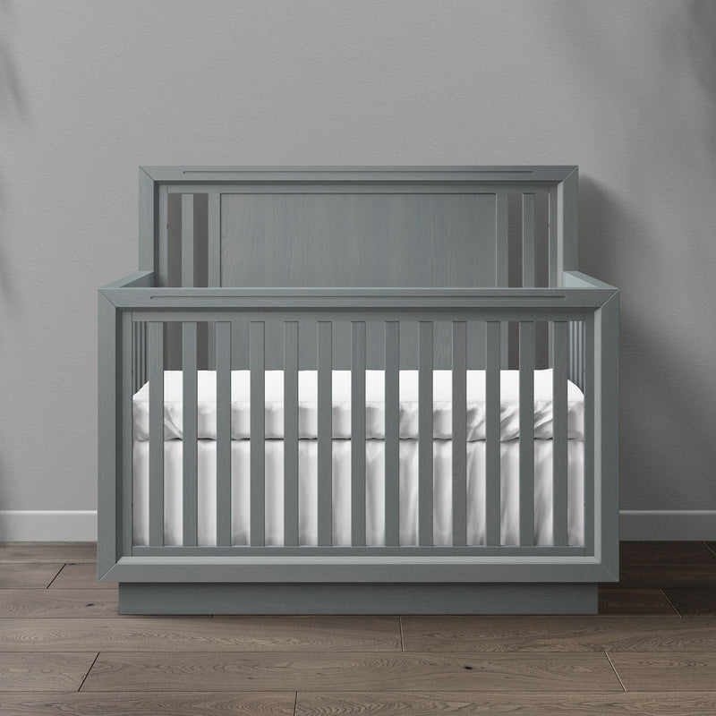 Romina Quadro l Convertible Baby Crib l Solid Wood Nursery Crib