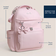 Itzy Ritzy Boss Plus backpack diaper bag shown styled for everyday use