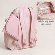Back view of the Boss Plus backpack showing padded shoulder straps and back panel