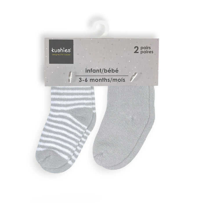 Kushies Baby Socks | 3-6 Months