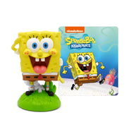 SpongeBob SquarePants toy figure with packaging on a white background
