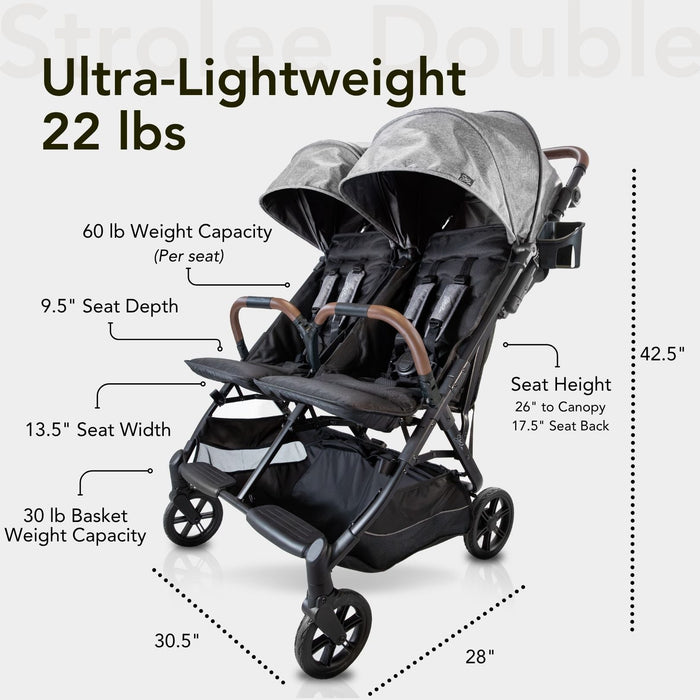 Strolee LINQ Double Stroller Bundle