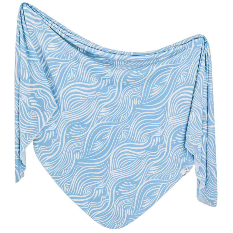 Copper Pearl Swaddle Blanket | Surf