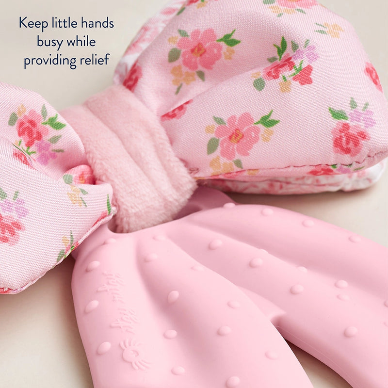Close-up of the Sweetie Crinkle toy showing plush fabric and textured details