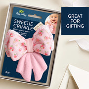 Sweetie Crinkle toy presented in gift-ready packaging