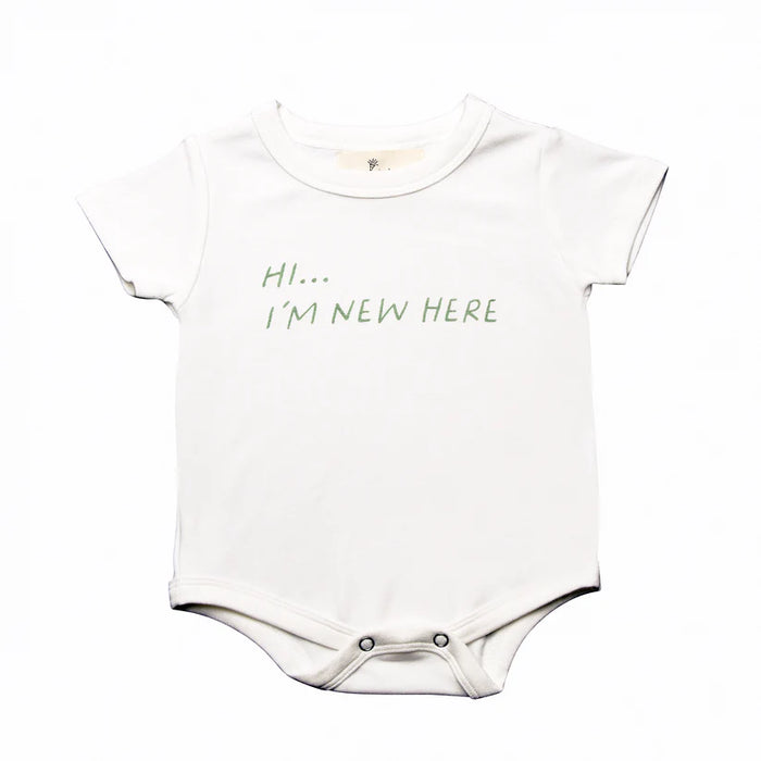 Tiny Victories Short Sleeved Onesie |  I'm New Here