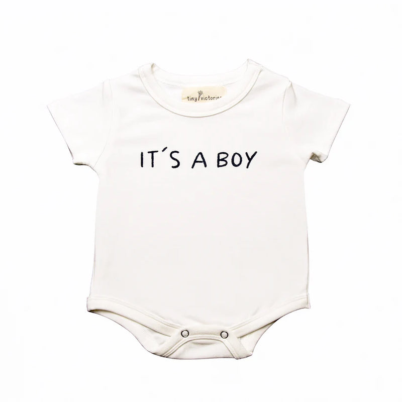 Tiny Victories | Short Sleeved Onesie | It's a Boy